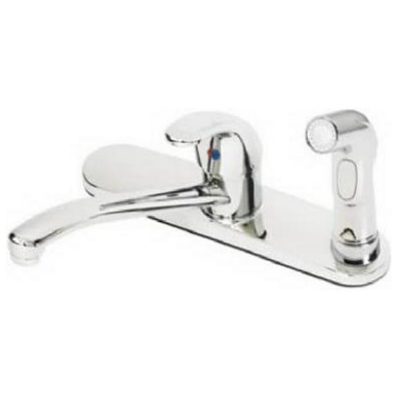 HomePointe 204675 Kitchen Faucet With Side Spray, Single Lever, Chrome - Quantity 3