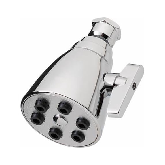 HomePointe 228622 Shower Head, Fixed Mount, 6-Spray, Chrome - Quantity 6