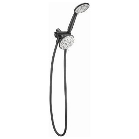 HomePointe 228629 Shower Head, Fixed/Handheld, 5-Settings, Chrome Plated - Quantity 4