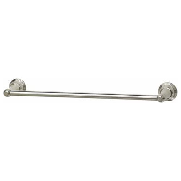 HomePointe 231190 Vintage Towel Bar, Brushed Nickel, 18-In. - Quantity 6