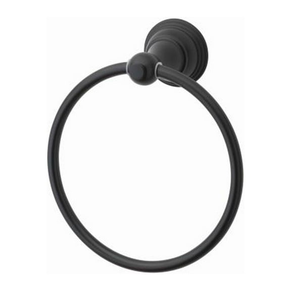HomePointe 231193 Vintage Towel Ring, Brushed Nickel - Quantity 6