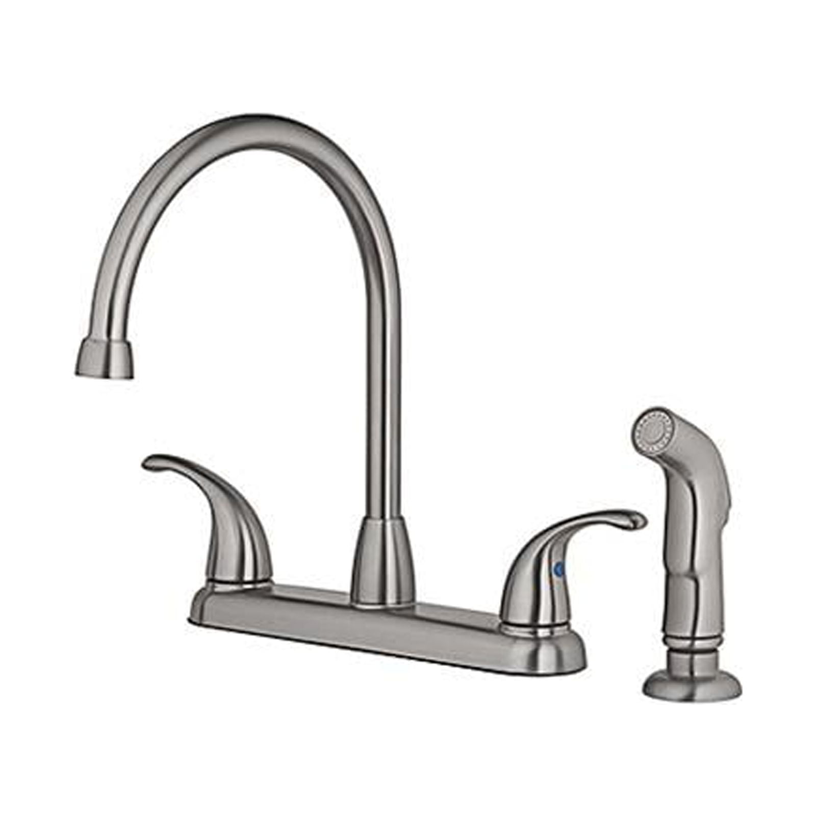ma♡ページ HomePointe 239964 High Arc Kitchen Faucet With Side Spray, 2