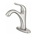 thumbnail image 1 of HomePointe 242095 Lavatory Faucet With Plastic Pop-Up, Single Lever, Brushed Nickel - Quantity 3, 1 of 1