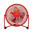thumbnail image 1 of HomePointe CZHV4RDTV High-Velocity Personal Fan, Dual USB/120-Volt, Red, 4-In. - Quantity 12, 1 of 1
