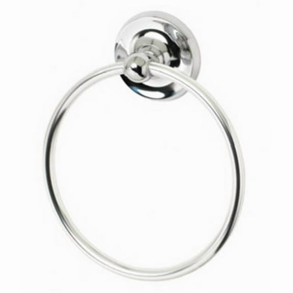 HomePointe Chrome Rounded Towel Ring