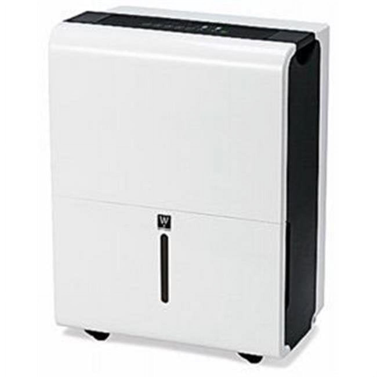 Modern White 50 Pint Dehumidifier with Water Pump