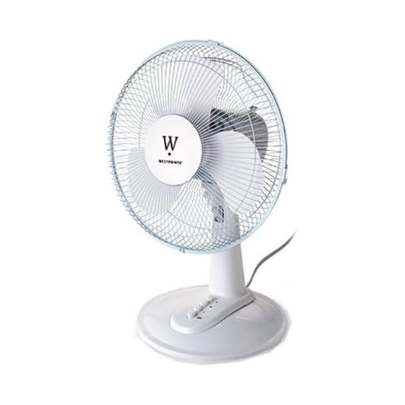 HomePointe Westpointe 12 Inch Table Fan with 3 Speed Settings
