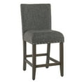thumbnail image 1 of HomePop 24" Counter stool with nailheads, Multiple Colors, 1 of 8