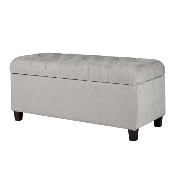 HomePop Ainsley Button Tufted Storage Bench, Multiple Colors