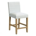 thumbnail image 1 of HomePop Classic 25" Indoor Upholstered Counter Stool, Cream Mini Grid Pattern, 1 of 9