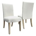 HomePop Classic Parsons Dining Chair, Set of 2, Cream - Walmart.com