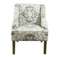 thumbnail image 1 of HomePop Classic Swoop Arm Accent Chair, 1 of 8