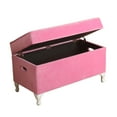 HomePop Juvenile Diva Decorative Storage Bench, Multiple Colors