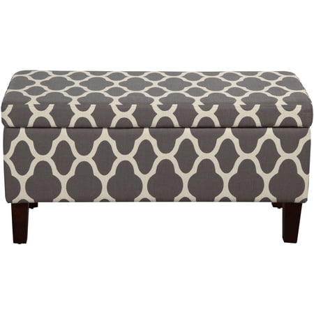 HomePop Large Storage Bench, Multiple Colors