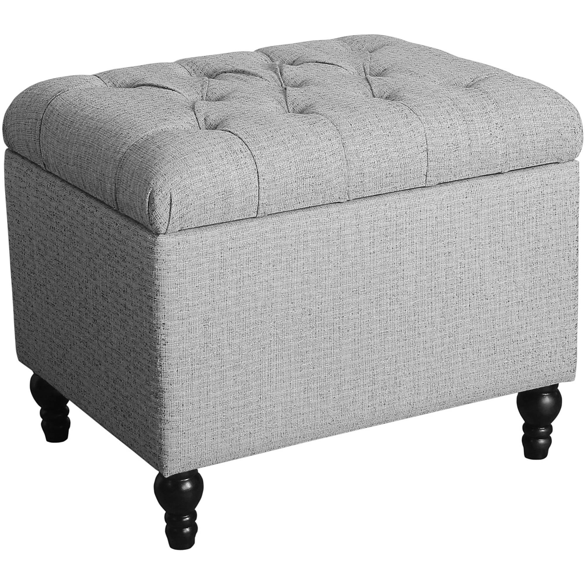 Homepop tufted storage ottoman outlet