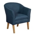 thumbnail image 1 of HomePop Modern Barrel Accent Chair, 1 of 6