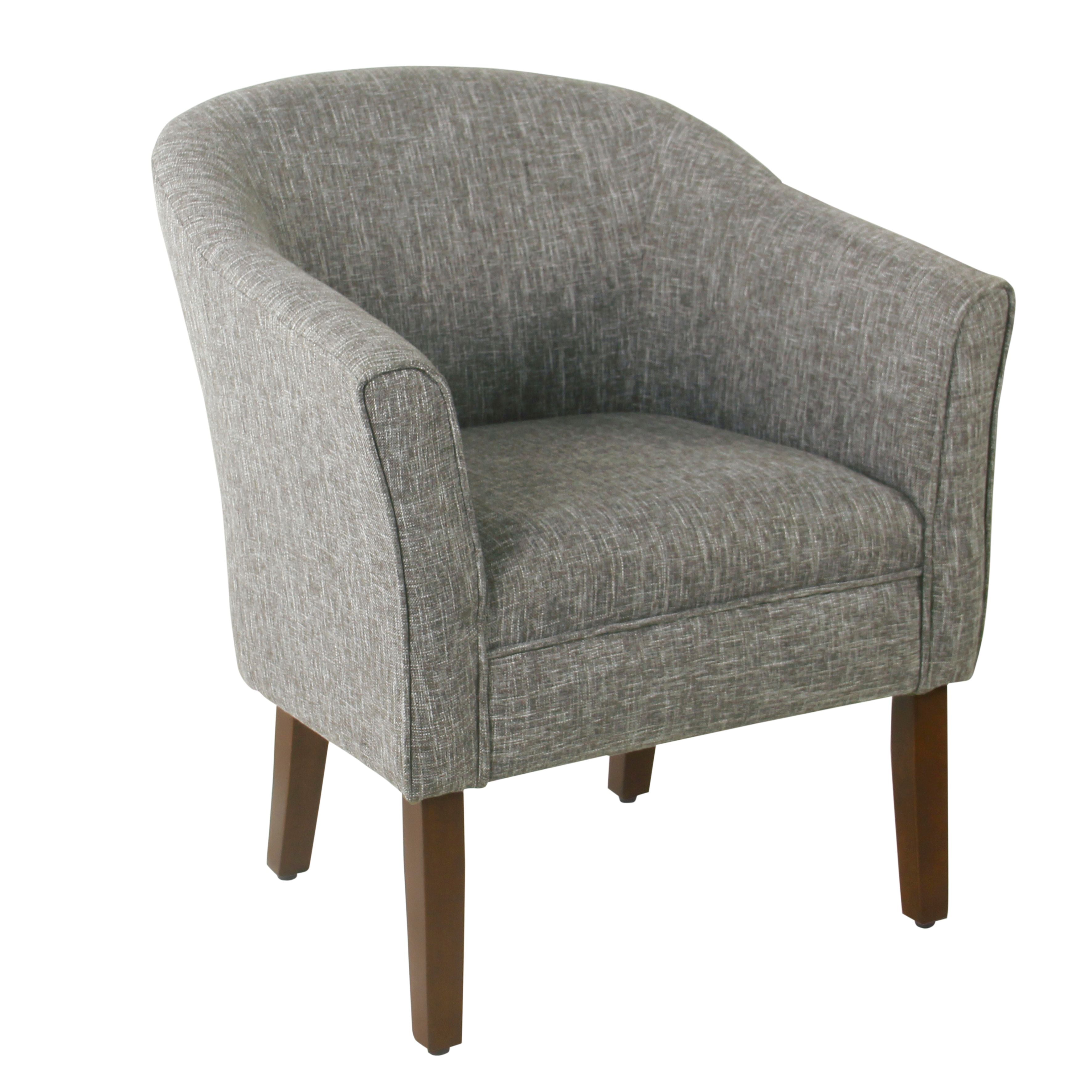 HomePop Modern Barrel Accent Chair Walmart