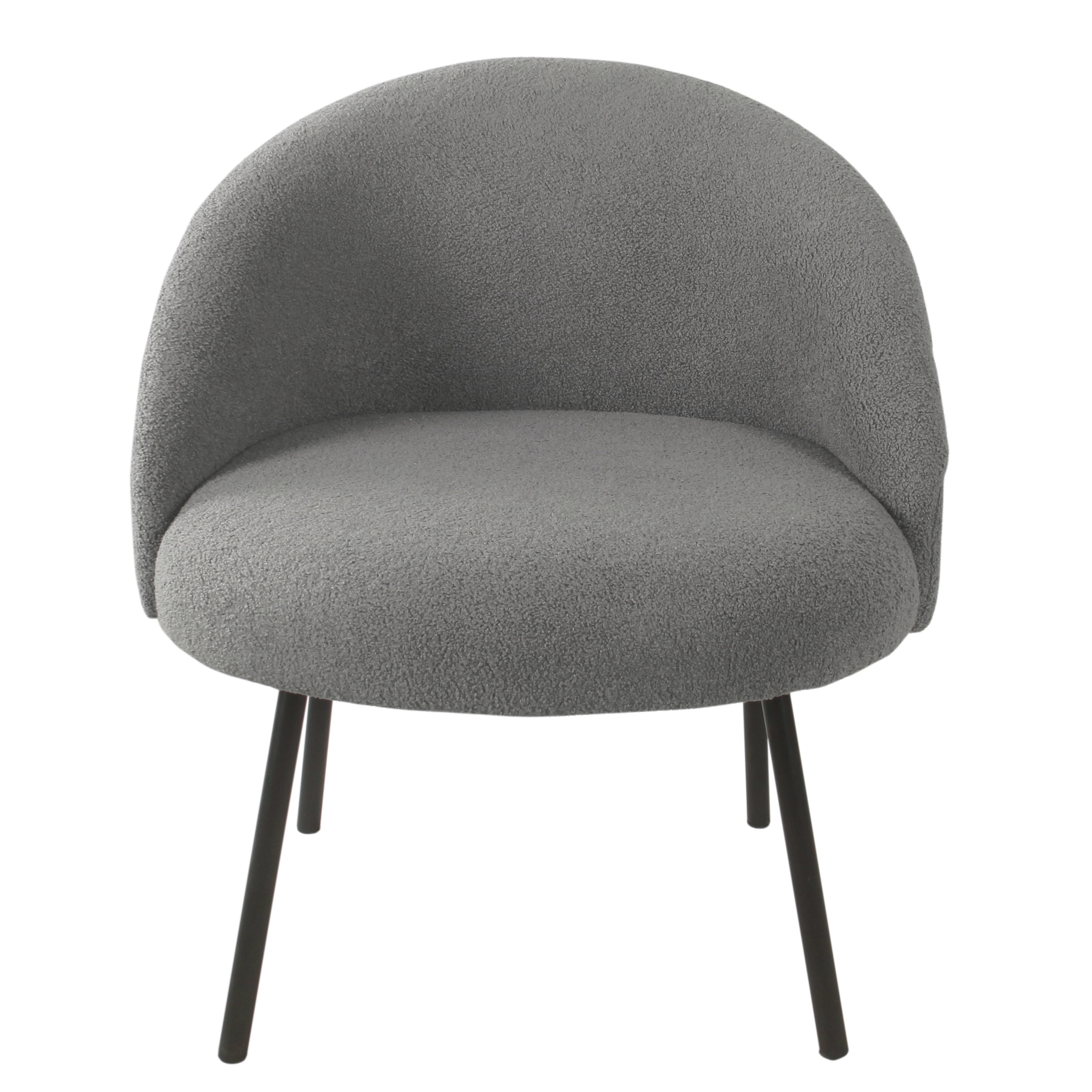 HomePop Modern Sherpa Lounge Chair Walmart