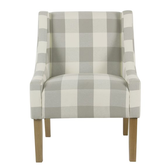 HomePop Modern Swoop Accent Armchair