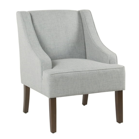 HomePop Modern Swoop Arm Accent Chair