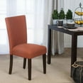 thumbnail image 1 of HomePop Parsons Dining Chair, Orange Fabric, 1 of 11