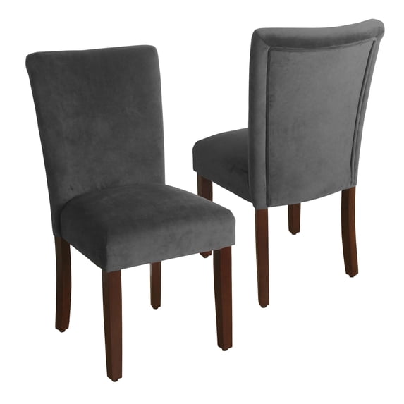 HomePop Parsons Velvet Dining Chairs (set of 2)