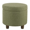thumbnail image 1 of HomePop Round Storage Ottoman, Multiple Colors, 1 of 9