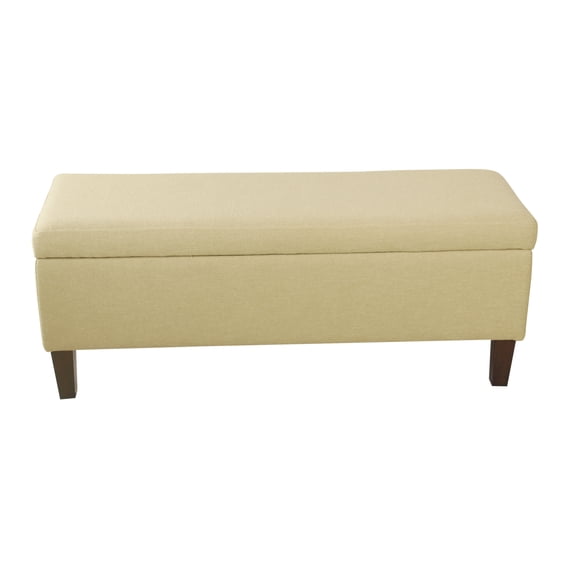HomePop Storage Bench, Beige