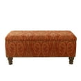 thumbnail image 1 of HomePop Storage Bench, Red, 1 of 14