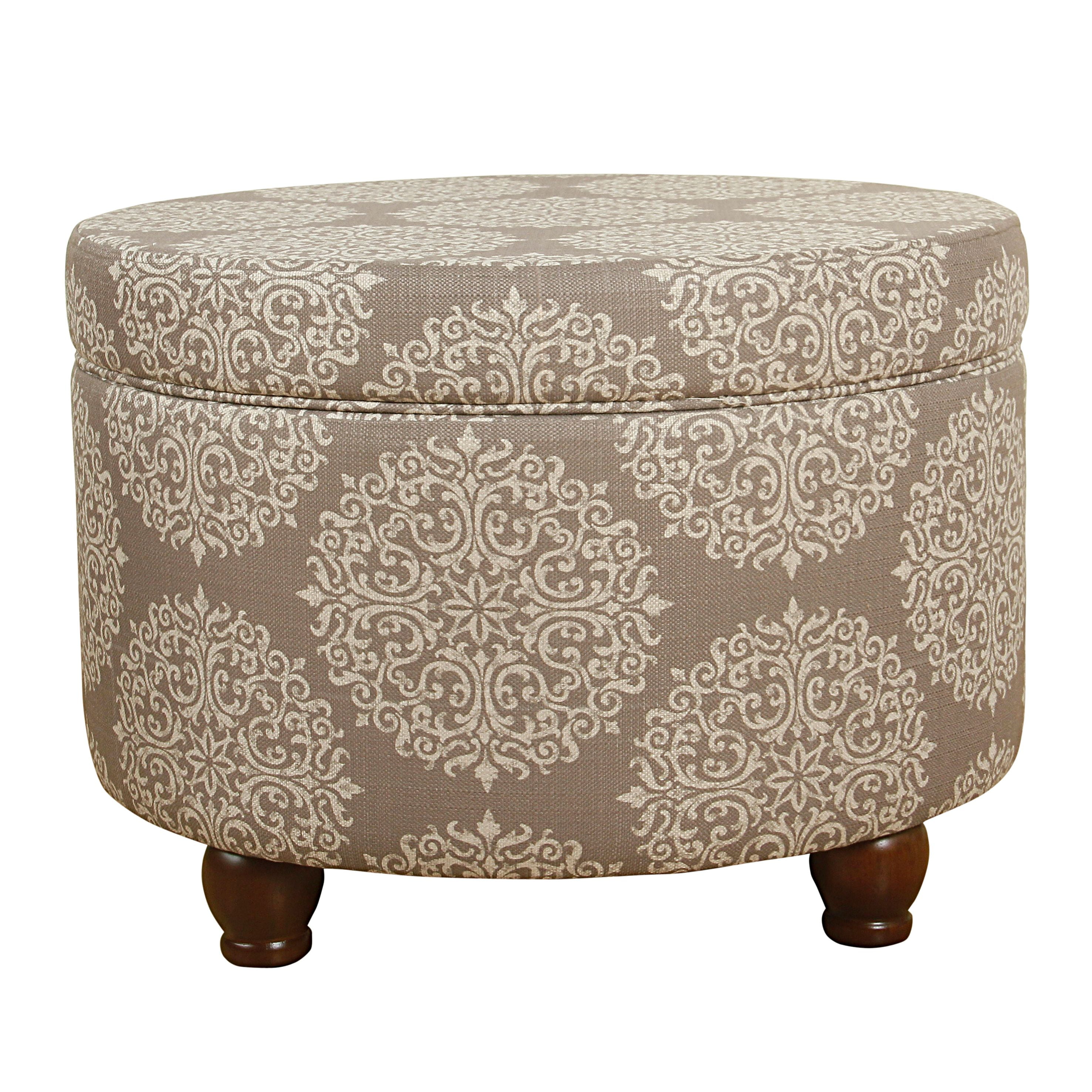 HomePop Storage Ottoman, Multiple Colors