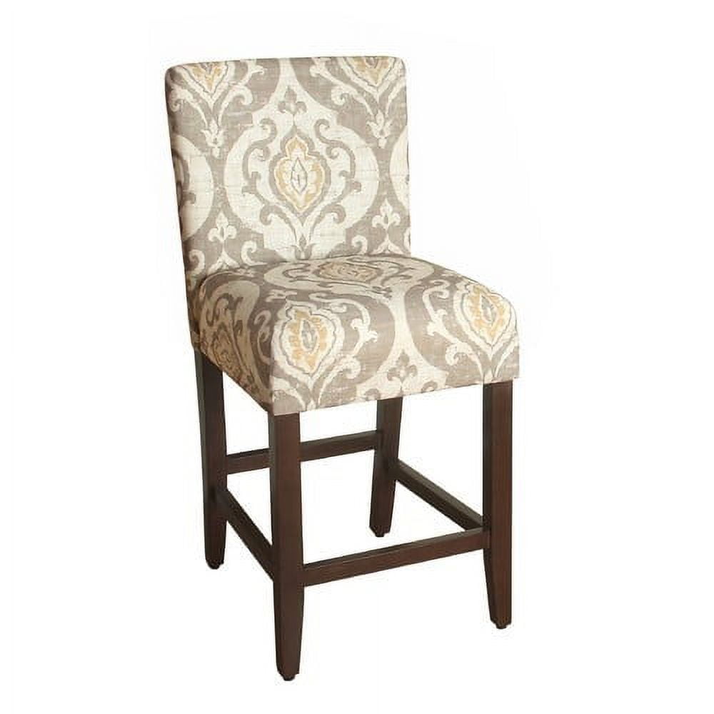 Suri 24" Brown Wood Counter Height Barstool