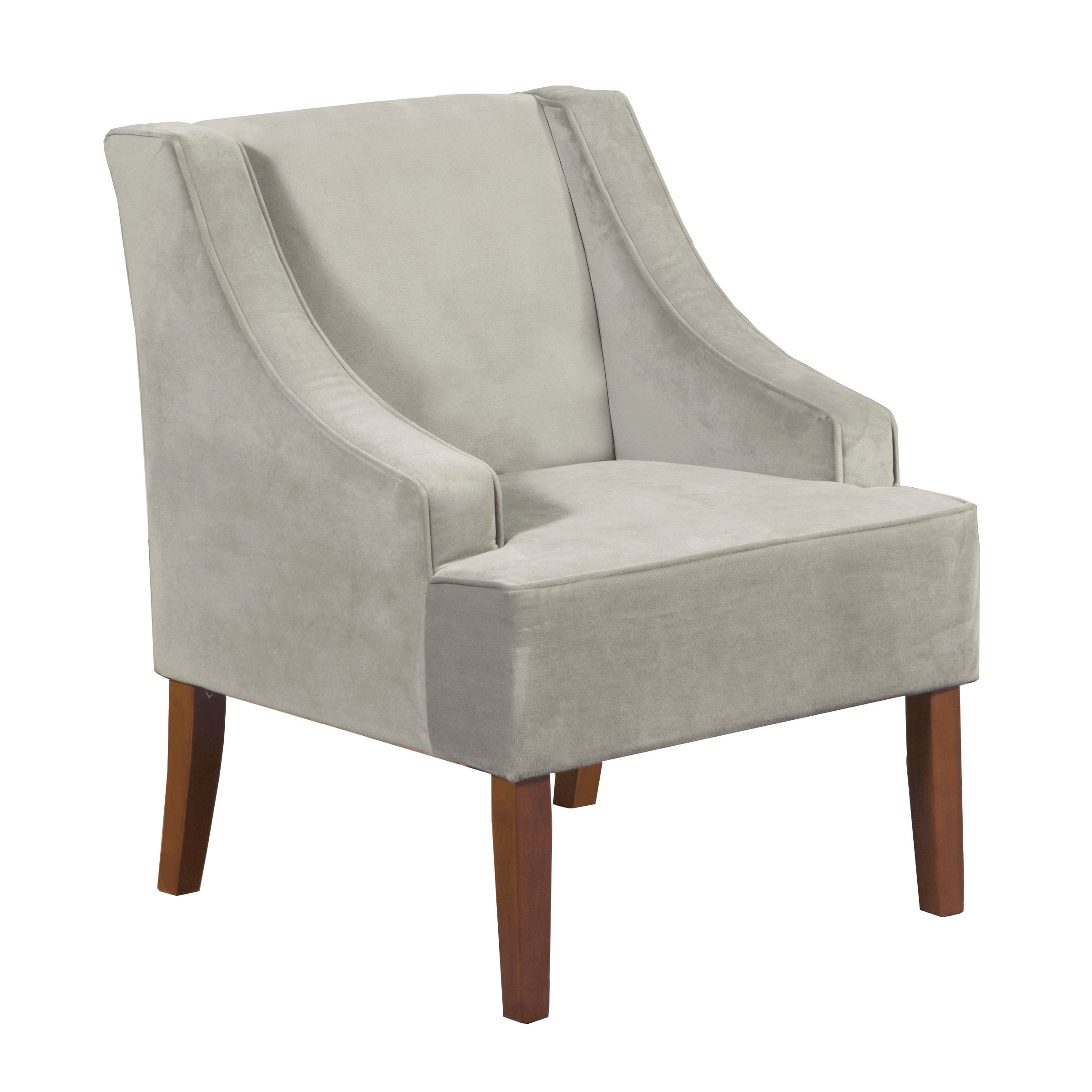 Homepop velvet swoop arm accent chair deals