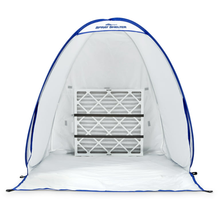 Windyun 102 Pcs Spray Paint Tent Set Includes Paint Tent Spray Tent 100 Pcs  Paint Filter