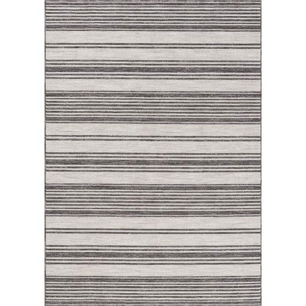 Winona 5' x 7' Ivory Wool and Synthetic Reversible Rug