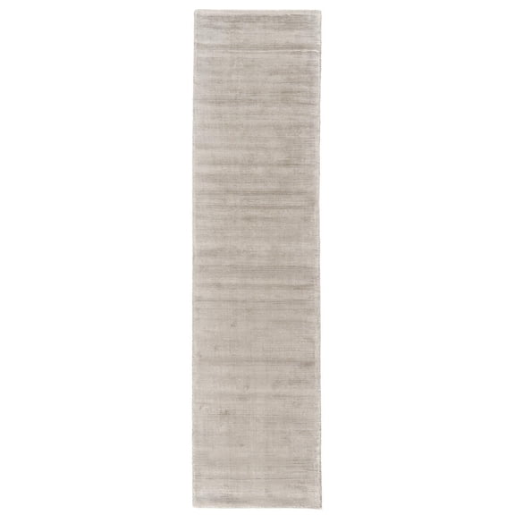 2' X 3' Gray And Black Hand Woven Area Rug Color: Ivory/Taupe, Size: 10' Runner