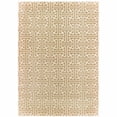 thumbnail image 1 of 10' X 13' Gold And Ivory Geometric Power Loom Stain Resistant Area Rug, 1 of 5