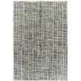 thumbnail image 1 of 10' X 13' Grey And Ivory Abstract Power Loom Stain Resistant Area Rug, 1 of 5