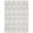 thumbnail image 1 of 10' X 13' White And Grey Geometric Power Loom Stain Resistant Area Rug, 1 of 5