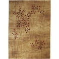 thumbnail image 1 of 10' x 14' Brown Floral Power Loom Area Rug, 1 of 10