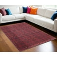 thumbnail image 1 of 10' X 14' Red And Black Floral Power Loom Area Rug, 1 of 10