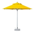 thumbnail image 1 of 10' Yellow Polyester Round Market Patio Umbrella, 1 of 5