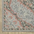 thumbnail image 1 of HomeRoots 10' x 13' Blue Oriental Stain Resistant Indoor Outdoor Area Rug, 1 of 10