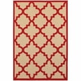 thumbnail image 1 of 10' X 13' Sand Geometric Stain Resistant Indoor Outdoor Area Rug, 1 of 6