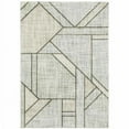 thumbnail image 1 of HomeRoots  10 x 13 ft. Gray & Ivory Geometric Power Loom Rectangle Area Rug - Gray and Ivory - 10 x 13 ft., 1 of 1