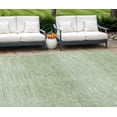 thumbnail image 1 of HomeRoots 587391 10 x 14 ft. Abstract Washable Indoor & Outdoor Rectangle Area Rug, Artichoke Green & Green, 1 of 5