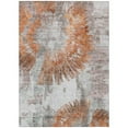 thumbnail image 1 of HomeRoots 586377 10 x 14 ft. Abstract Washable Indoor & Outdoor Rectangle Area Rug, Terra Cotta, Copper & Taupe, 1 of 1