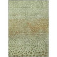thumbnail image 1 of HomeRoots 603076 10 x 14 ft. Artichoke Green, Ivory & Brown Abstract Washable Indoor & Outdoor Rectangle Area Rug, 1 of 1