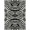 thumbnail image 1 of HomeRoots 600593 10 x 14 ft. Black & Ivory Animal Print Washable Indoor & Outdoor Rectangle Area Rug, 1 of 1