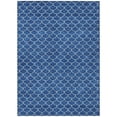 thumbnail image 1 of HomeRoots 596182 10 x 14 ft. Blue & Ivory Geometric Washable Indoor & Outdoor Rectangle Area Rug, 1 of 1