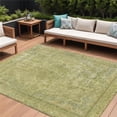 thumbnail image 1 of HomeRoots 616069 10 x 14 ft. Fern Green & Sage Medallion Washable Indoor & Outdoor Rectangle Area Rug, 1 of 1